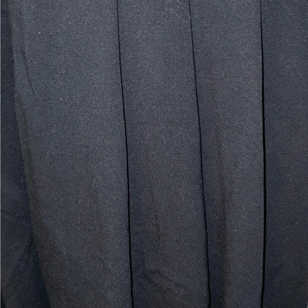 J. Crew Womens A Line Dress Black Pleated Long Sleeve‎ Sz 4